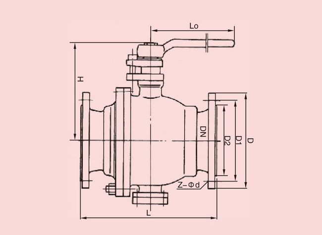 固定式法蘭球閥